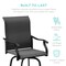 Best Choice Products Set of 2 Outdoor Swivel Bar Stools, Patio Barstool Chairs w/ 360 Rotation, All-Weather Mesh